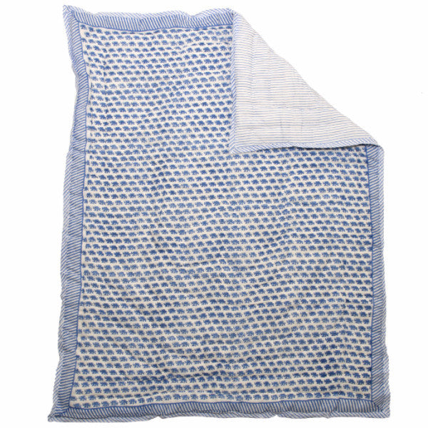 Blue Elephant Quilt