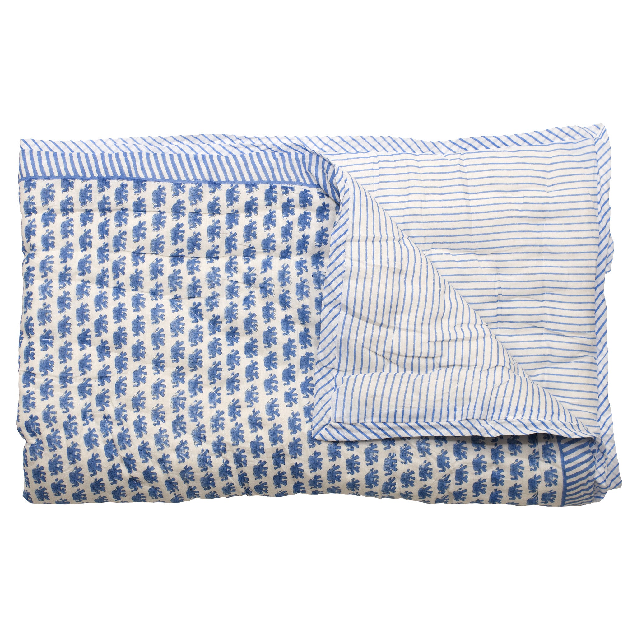 Blue Elephant Quilt