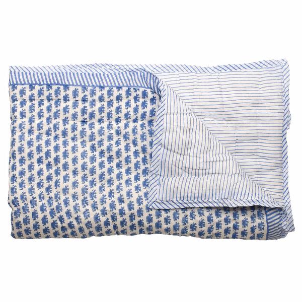 Blue Elephant Quilt