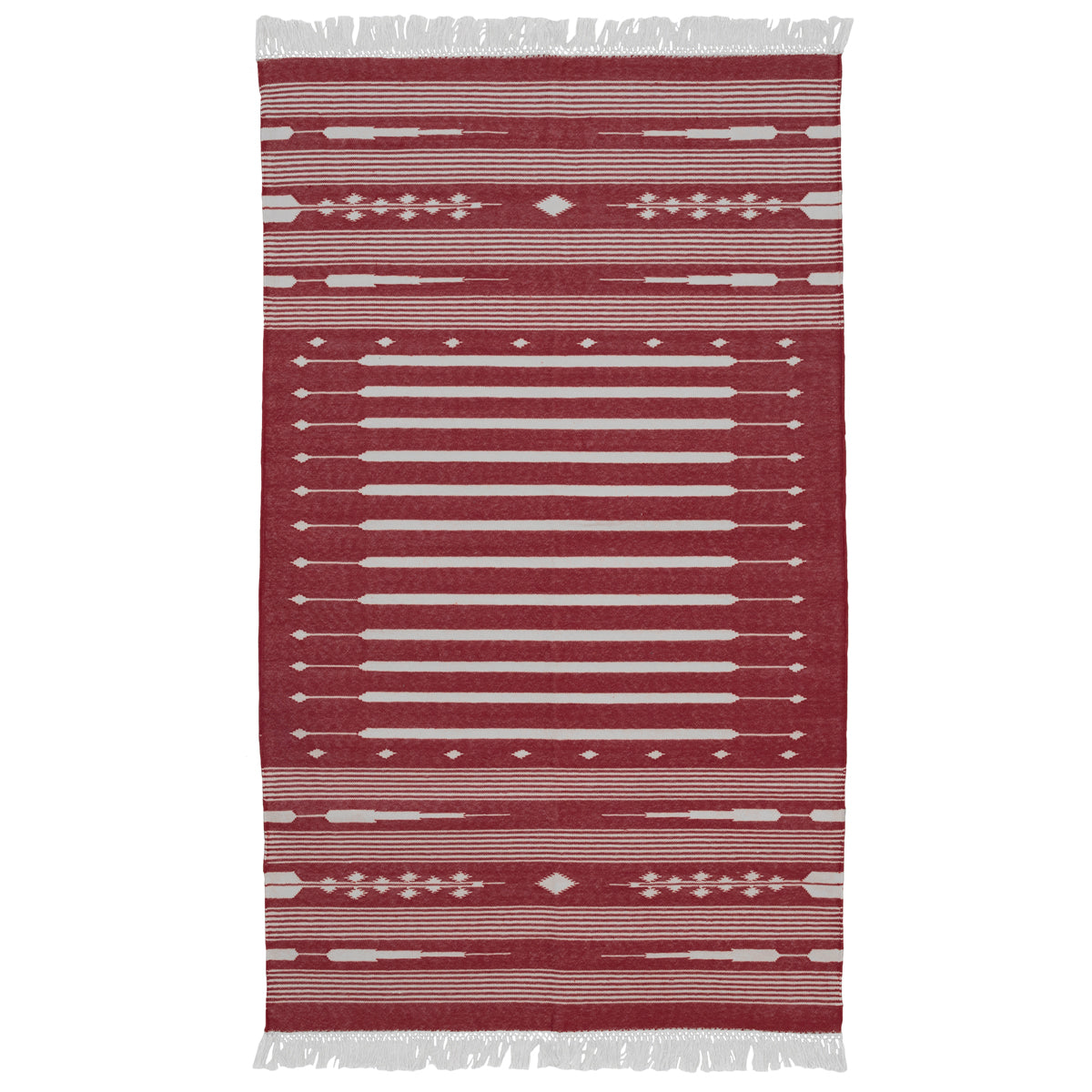 Red Stripe Rug
