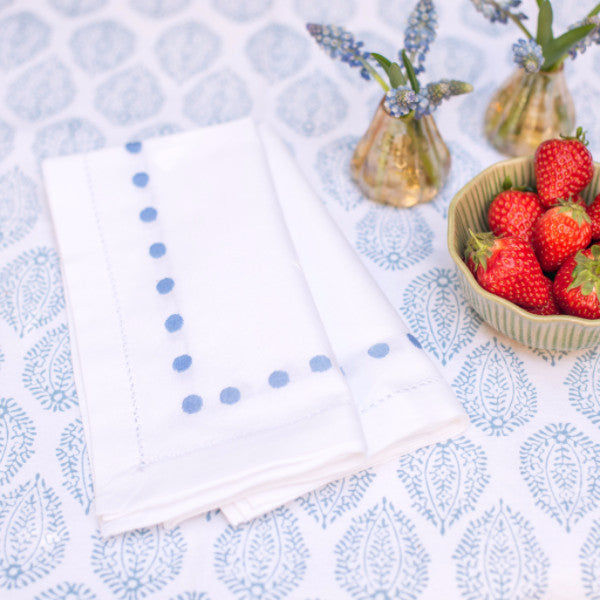 Blue Dots Napkin - Set of 4