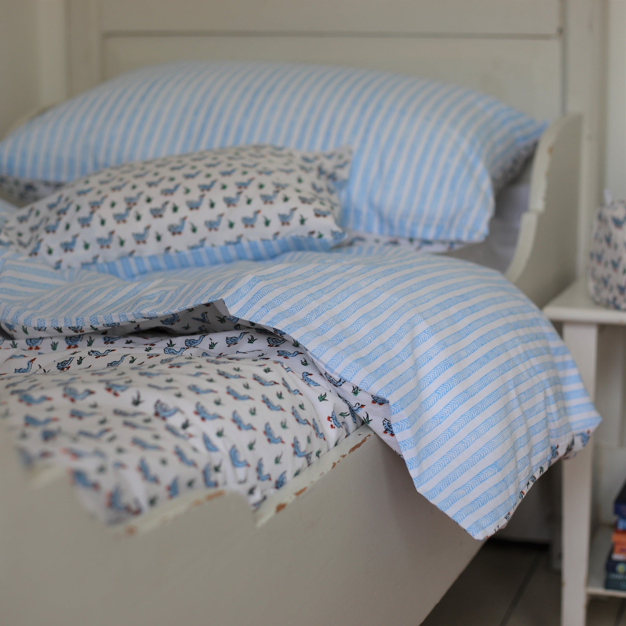 Blue Duck Duvet Cover
