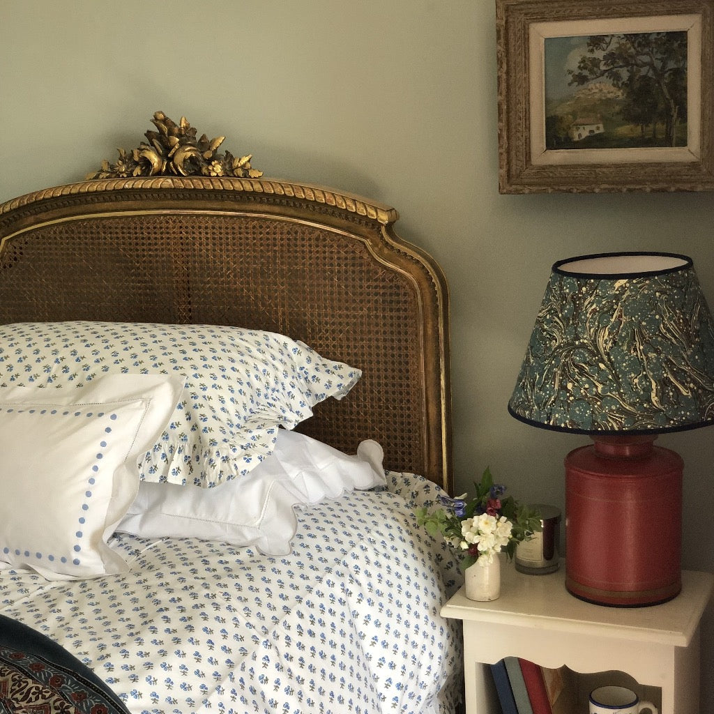 BLUE DITSY PILLOWCASE