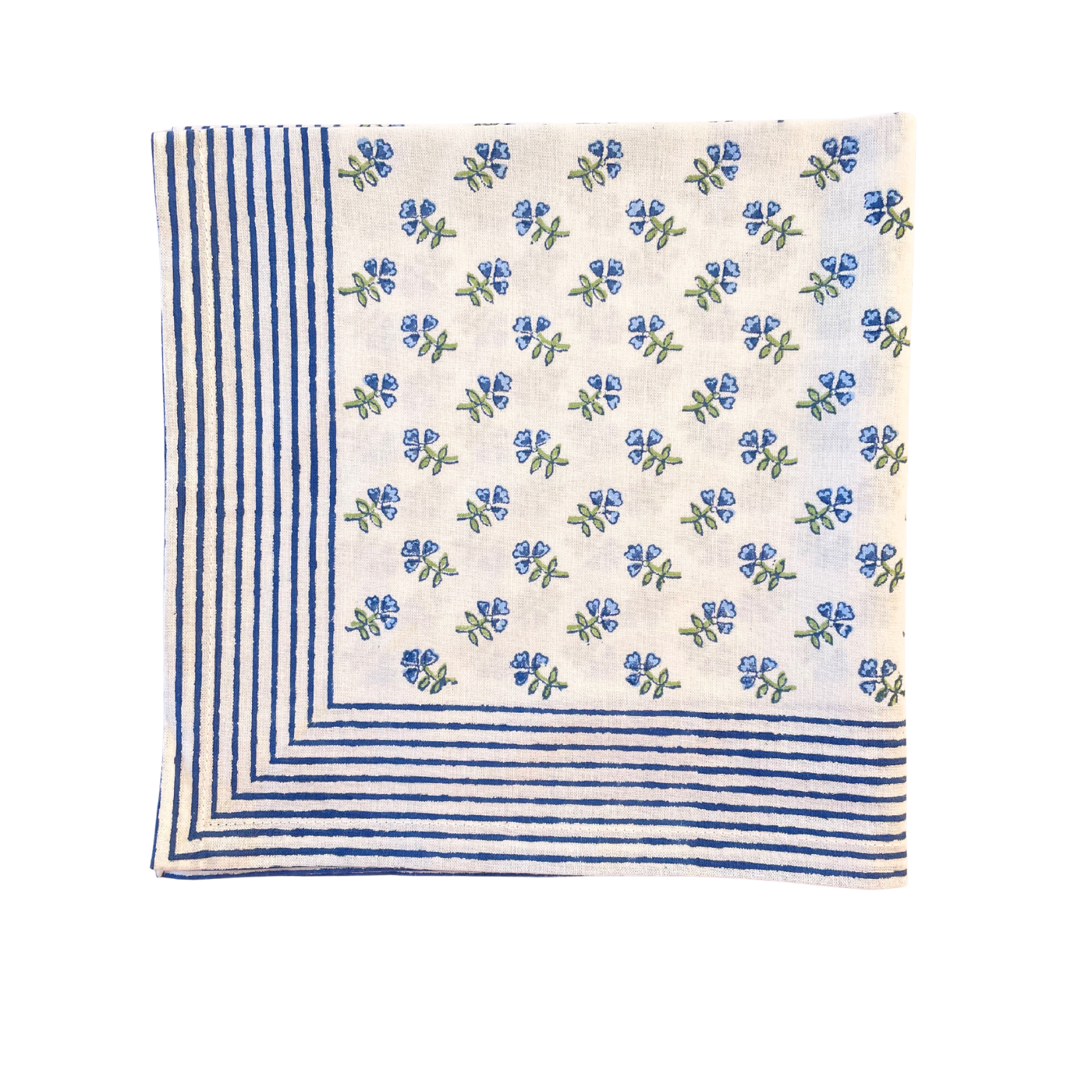 Blue Ditsy Napkin - Set of 4