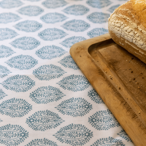 grey oilcloth
