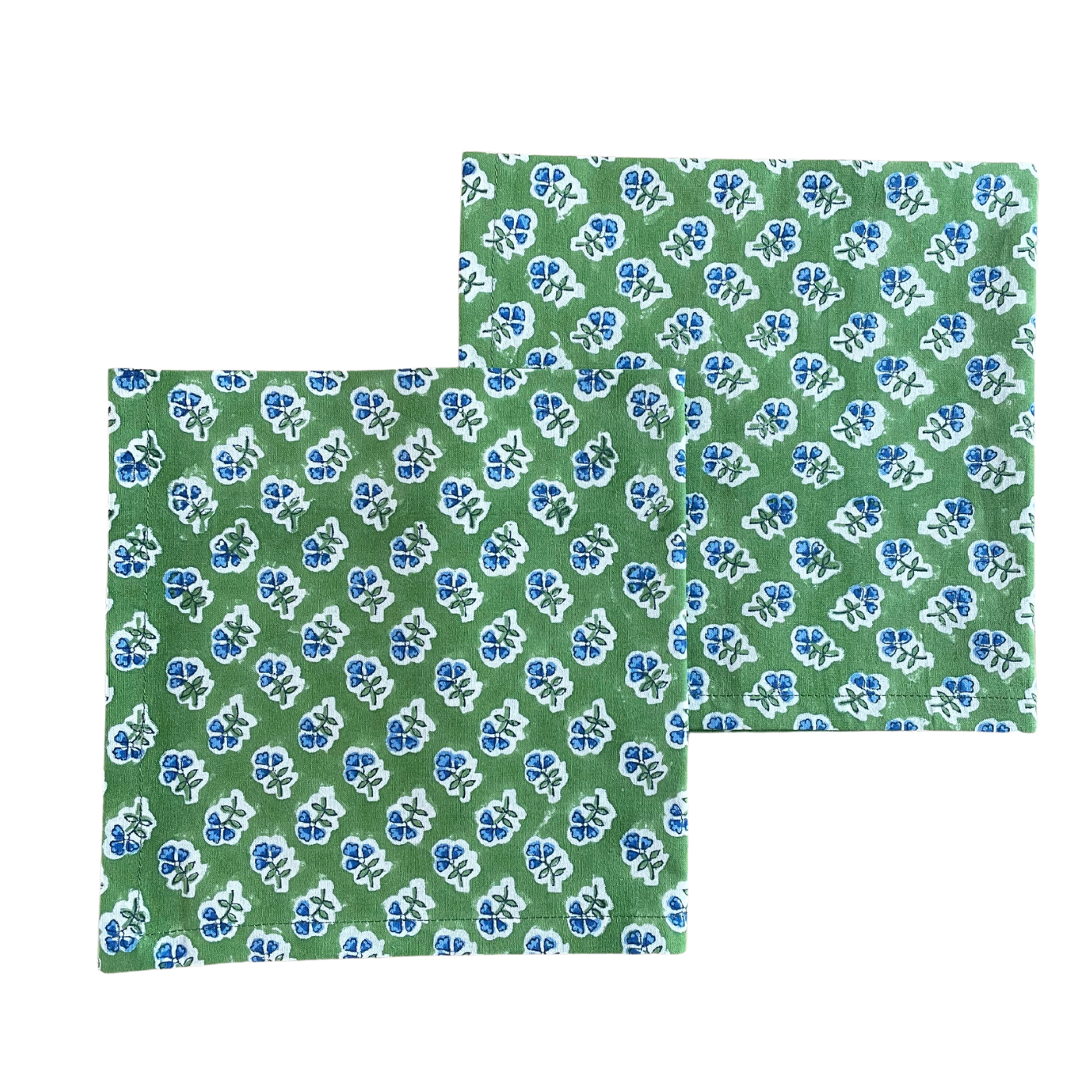 Apple Green Ditsy Napkin - Set of 4