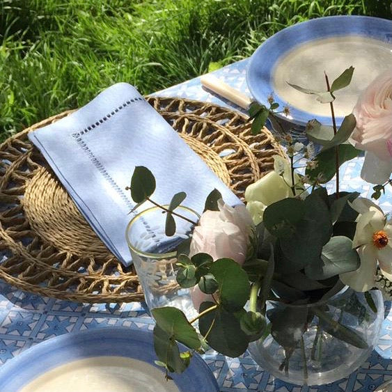 Blue Linen Napkin - Set of 4