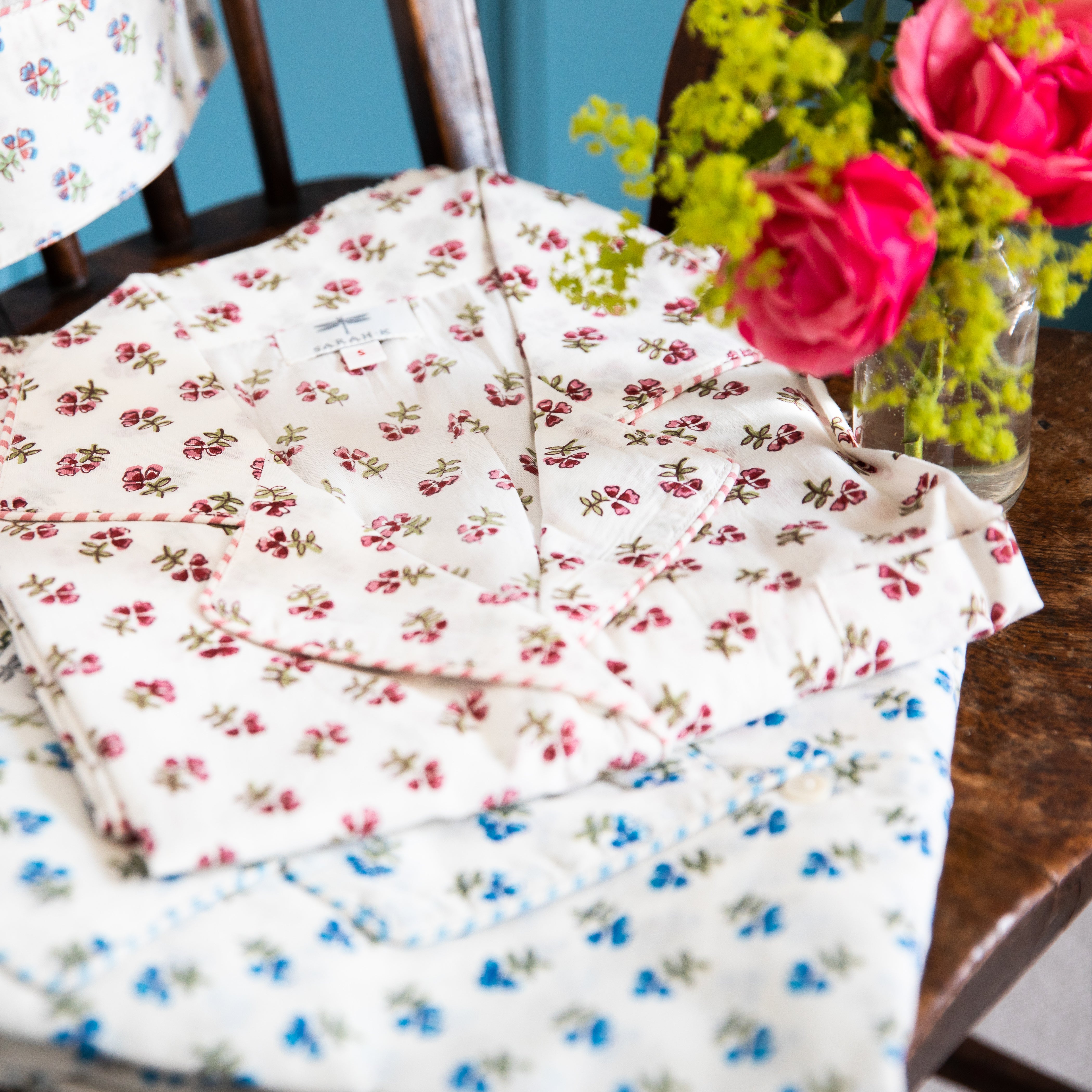 Women's Pink Ditsy Pyjamas