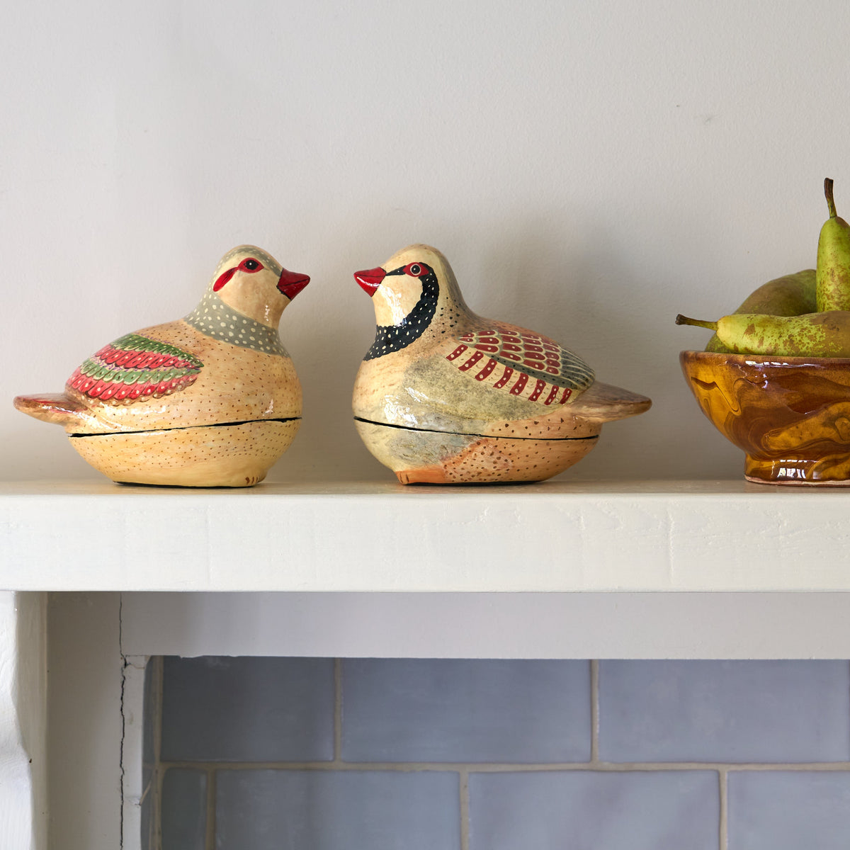 Hand Painted Partridge