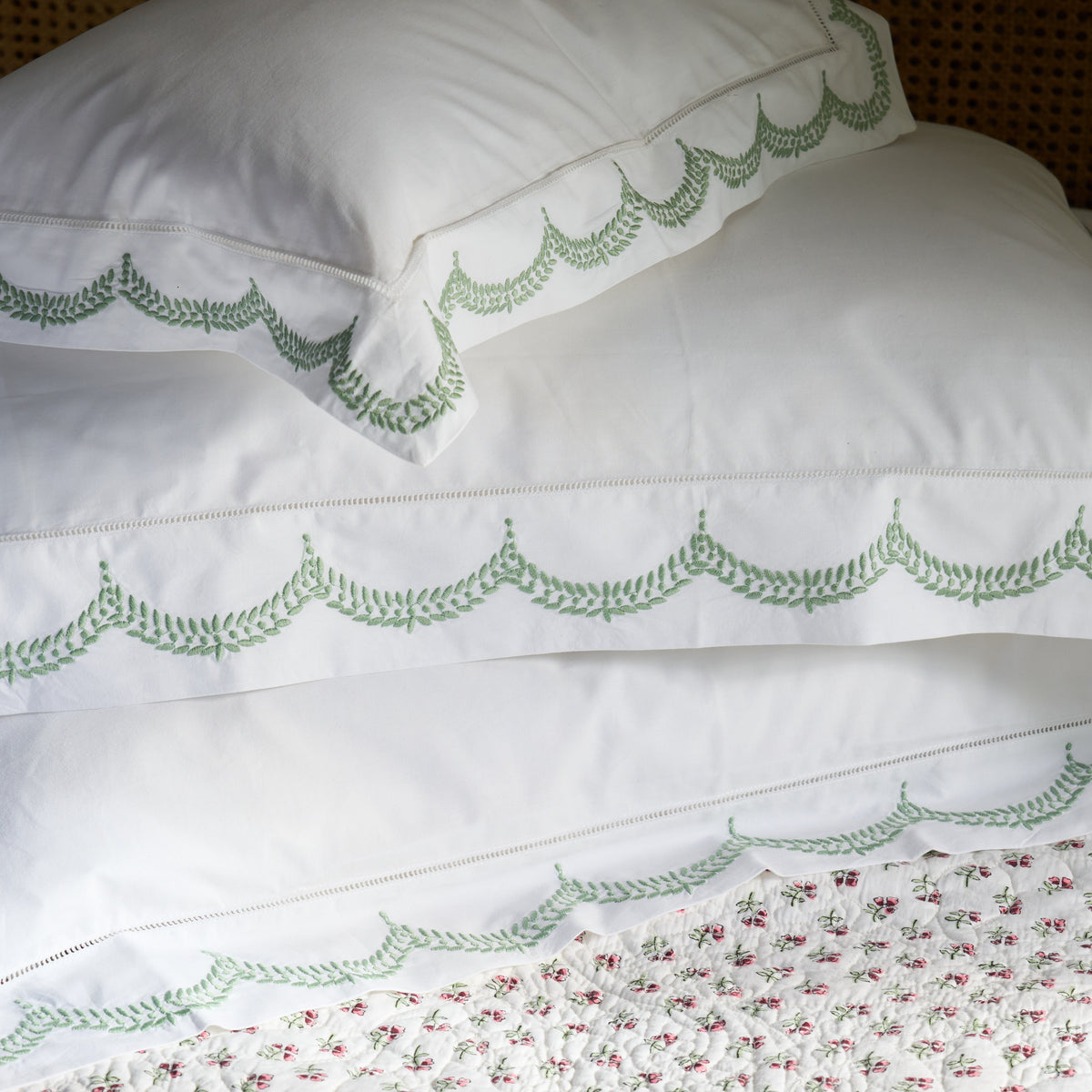 Green Jemima Duvet Cover
