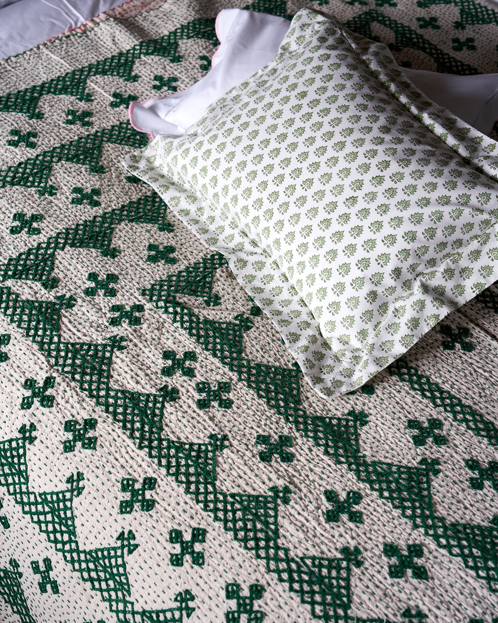 SINGLE KANTHA -  GREEN