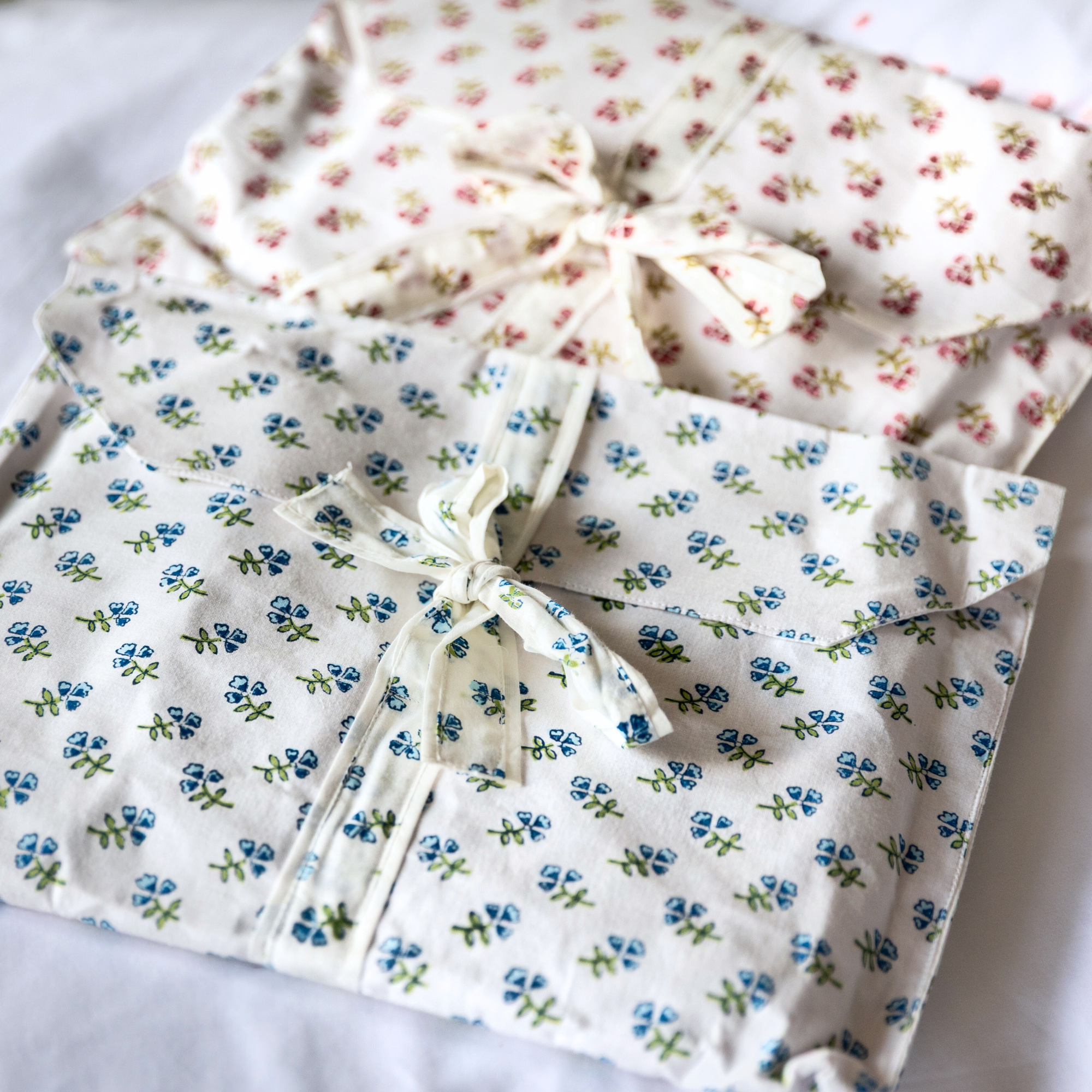 Women's Blue Ditsy Pyjamas