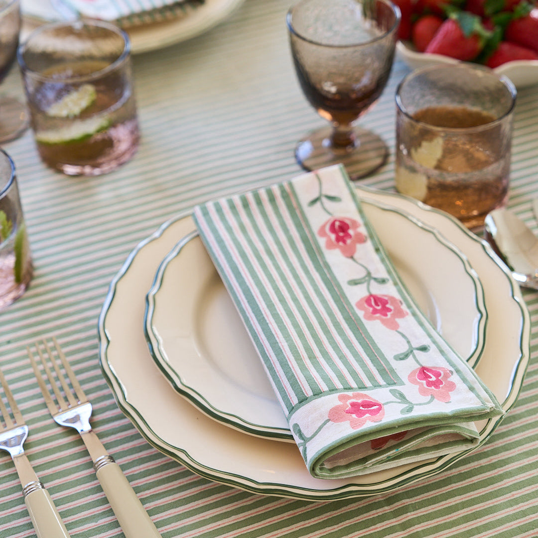 Suzani Stripe Napkins - Set of 4