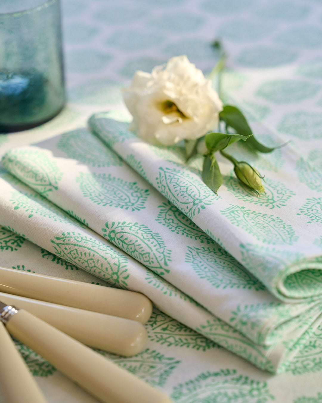 Green Leaf Napkin - Set of 4