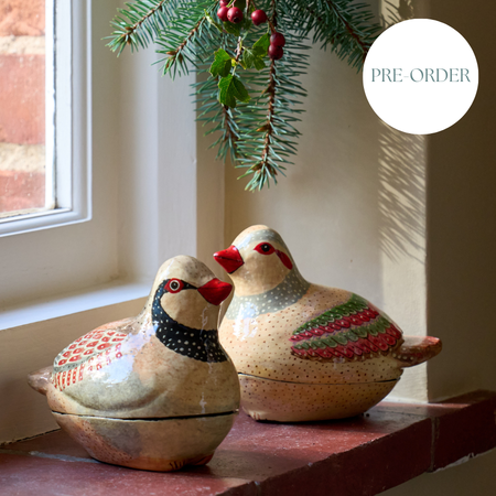 Hand Painted Partridge