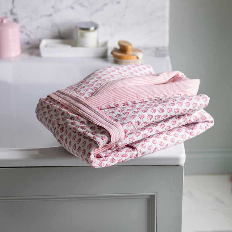 Children's Pink Pomily Dressing Gown