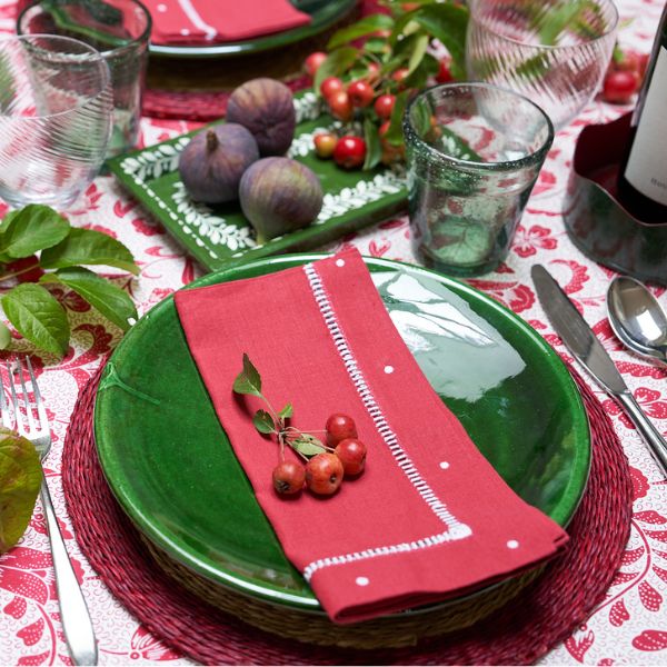 Large Green Serving Plate