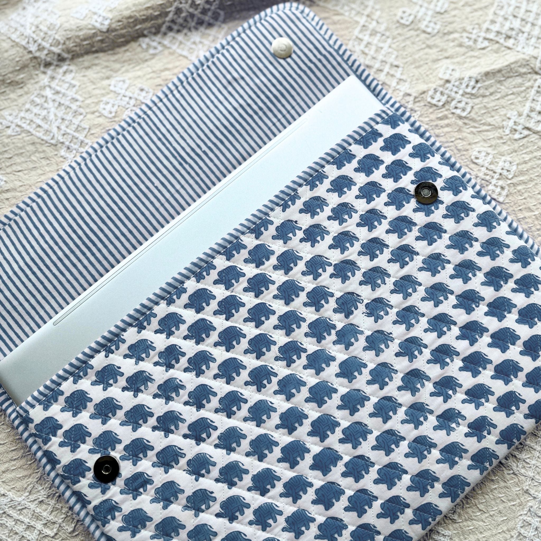 Blue Elephant Laptop Case