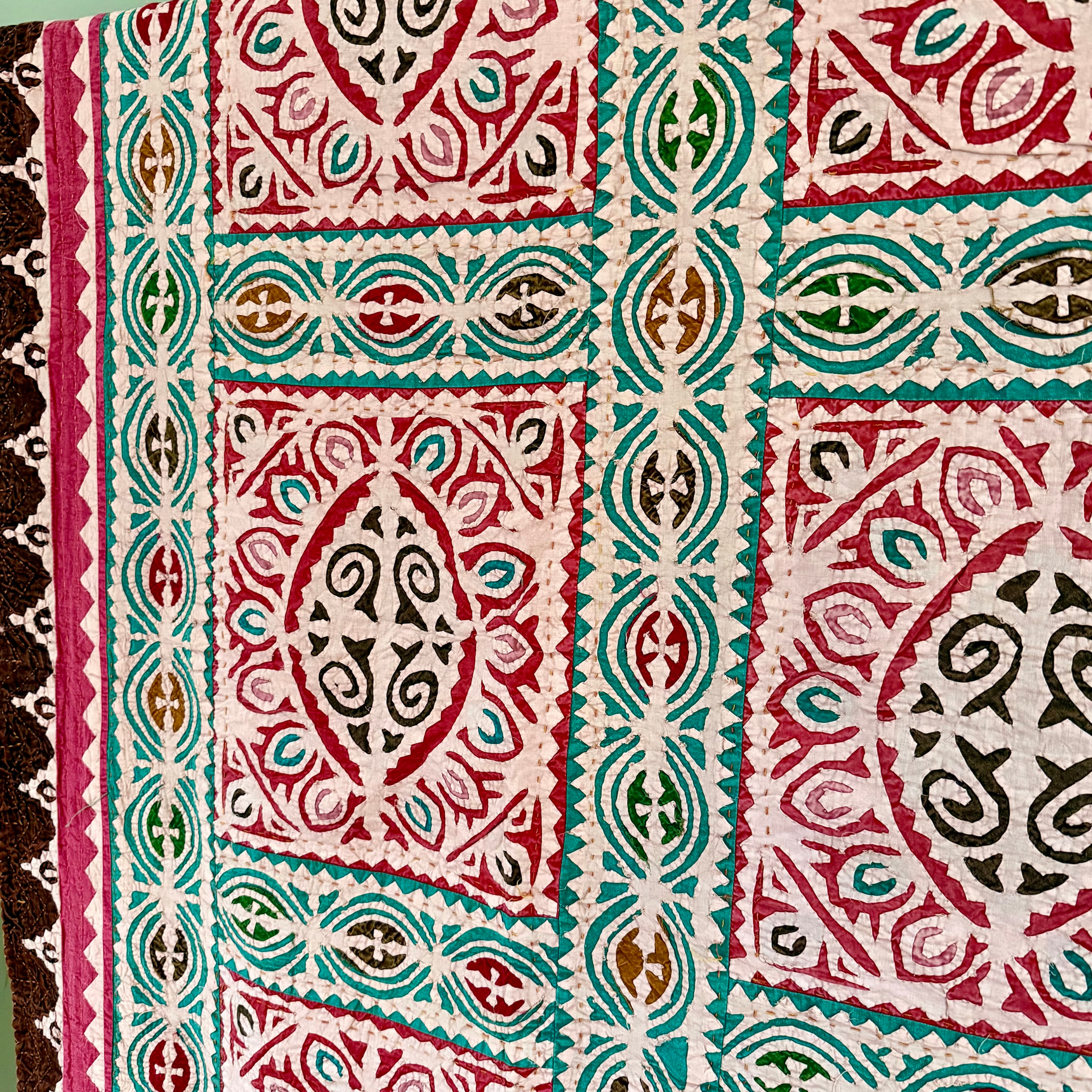 Coloured Cutwork Bedspreads