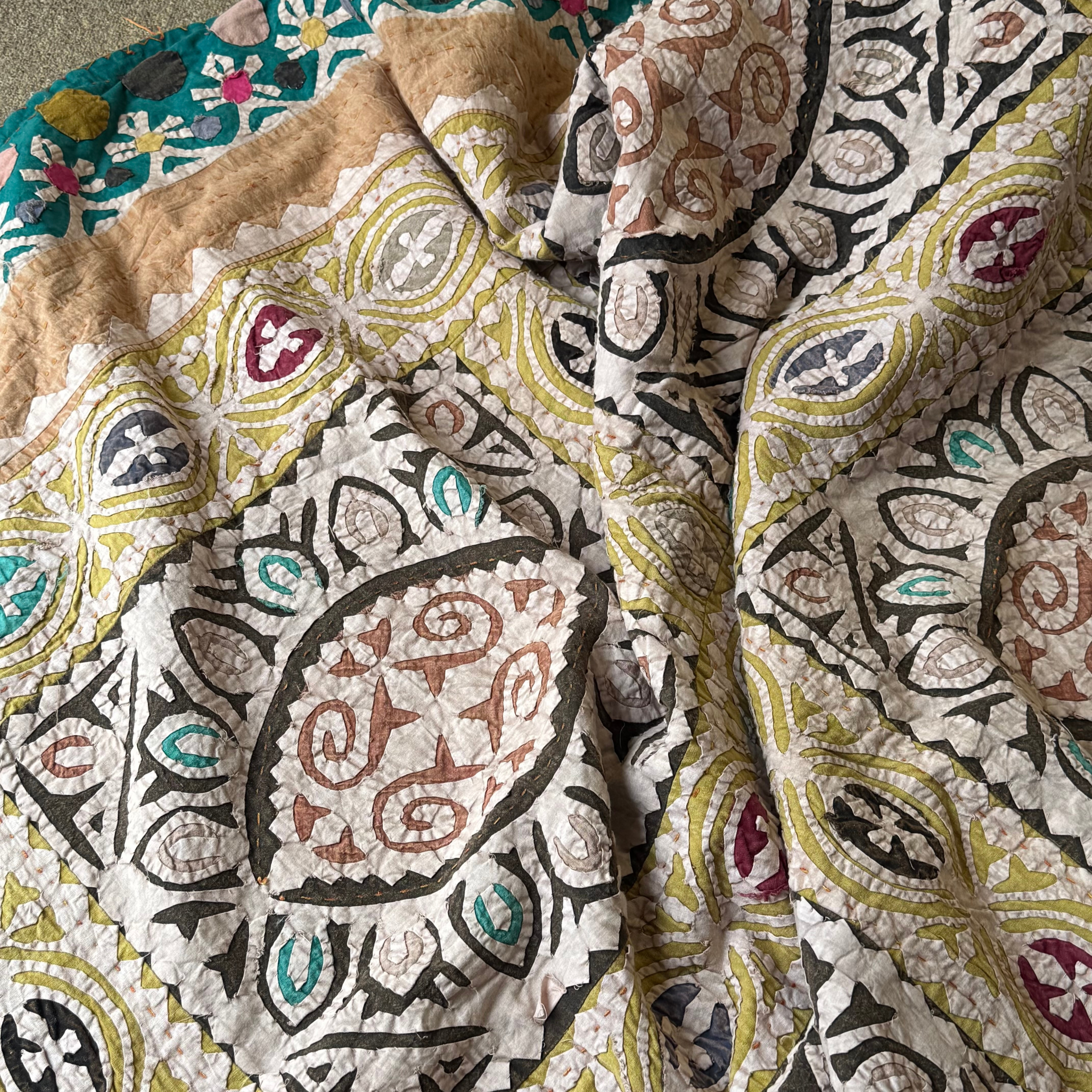 Coloured Cutwork Bedspreads