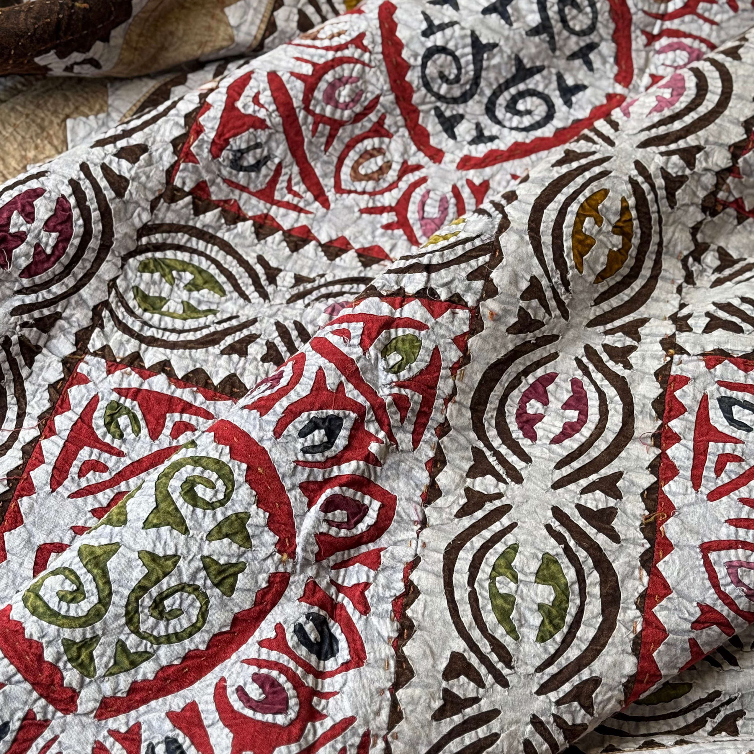 Coloured Cutwork Bedspreads