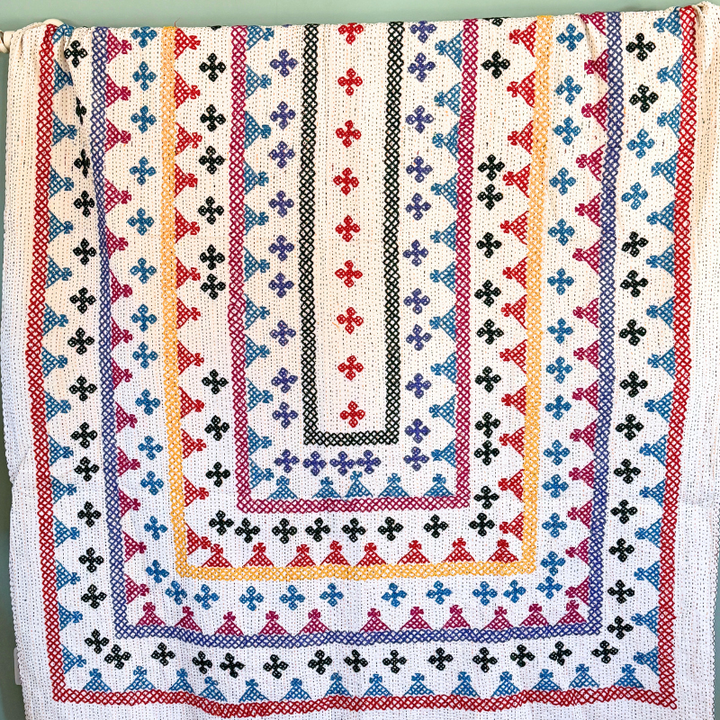 SINGLE KANTHA  - RED, TEAL, GREEN, PURPLE, PINK, YELLOW