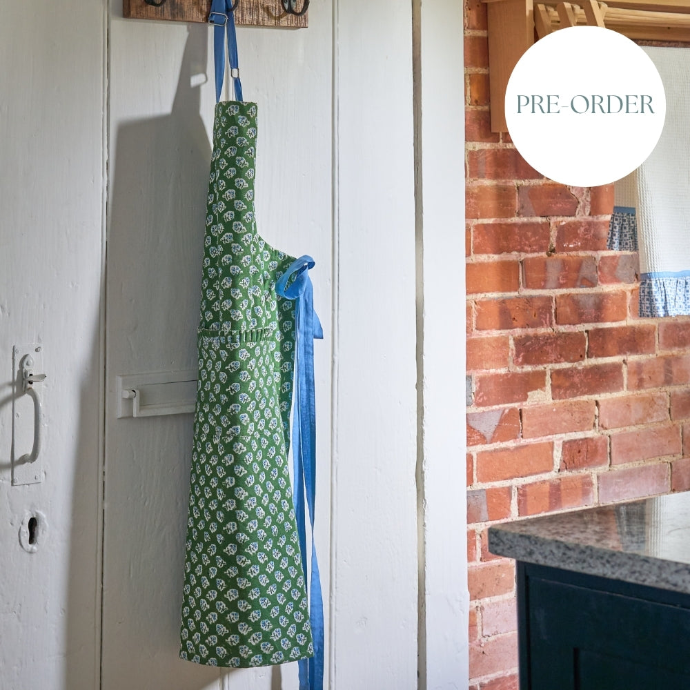 Apple Green Ditsy Apron