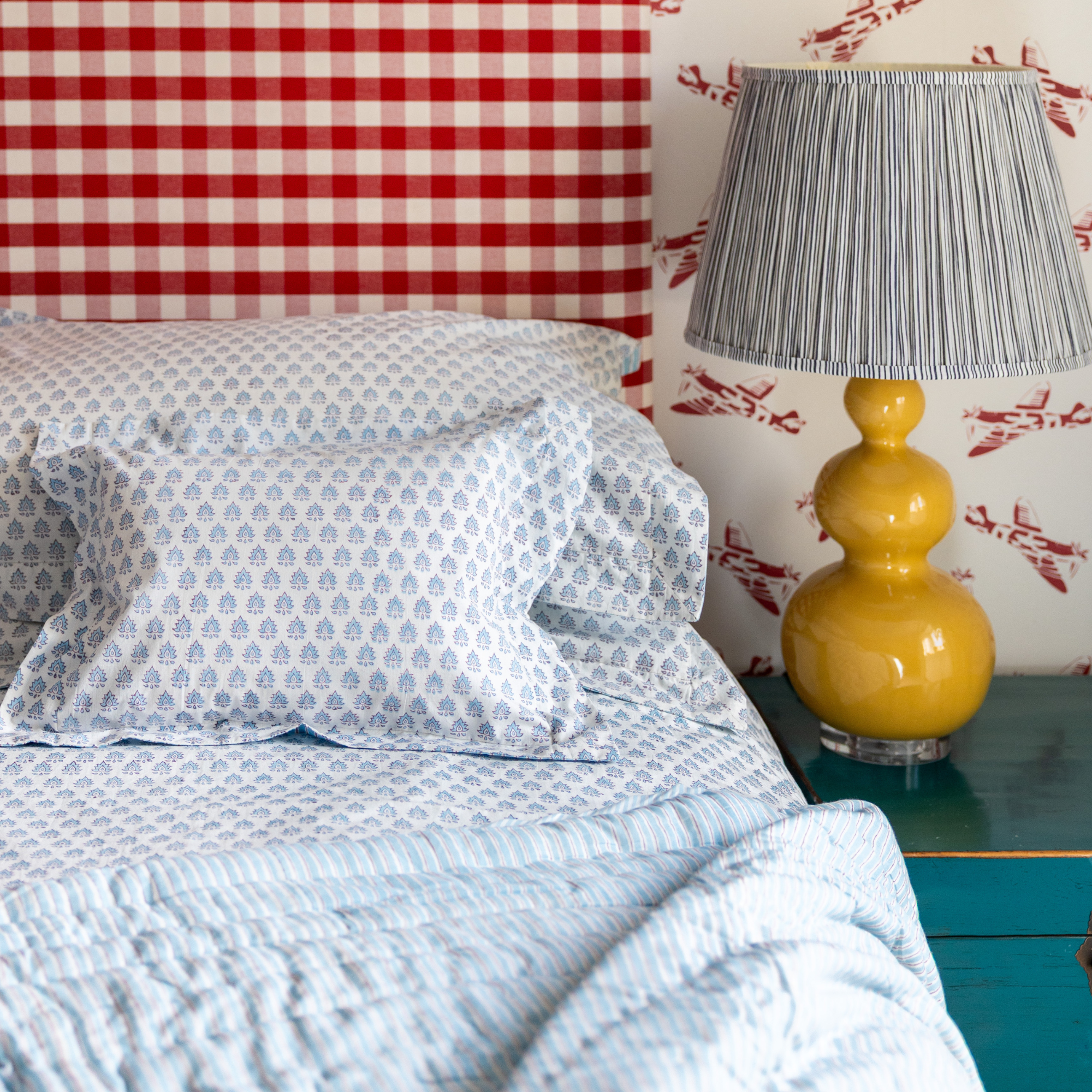 Blue Pomily Pillowcase