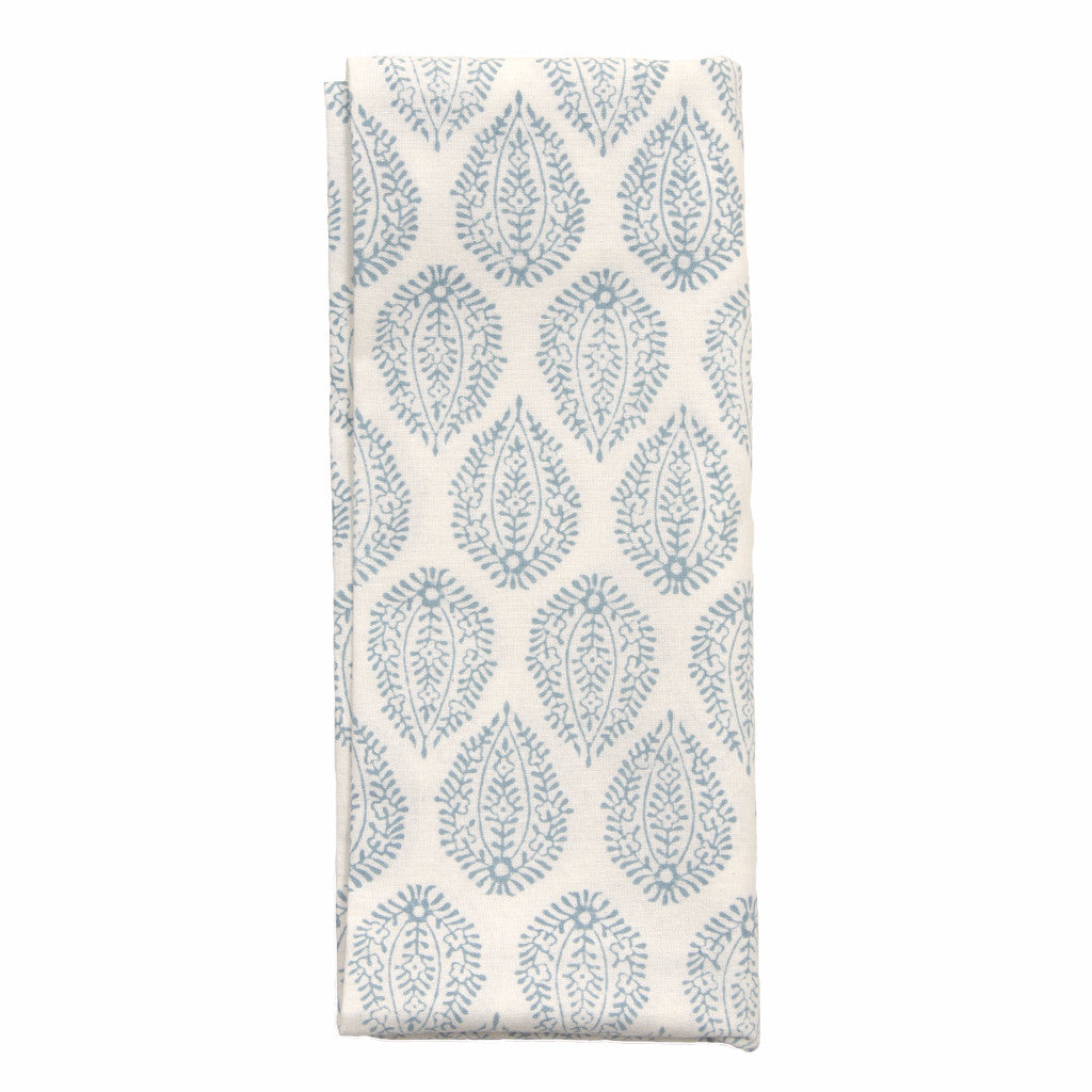 Blue Leaf Napkin - Set of 4