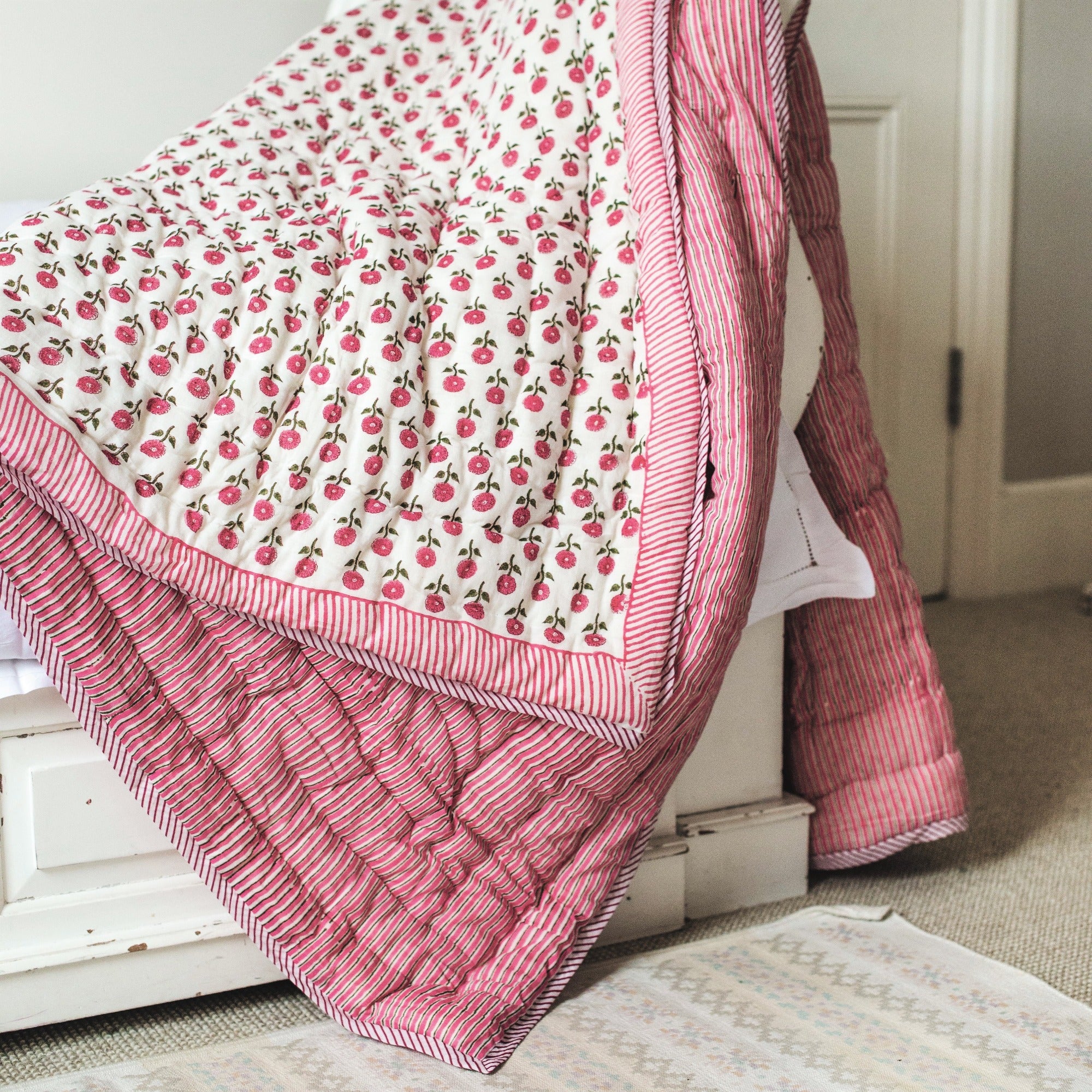 Pink Daisy Quilt