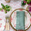 pink leaf tablecloth