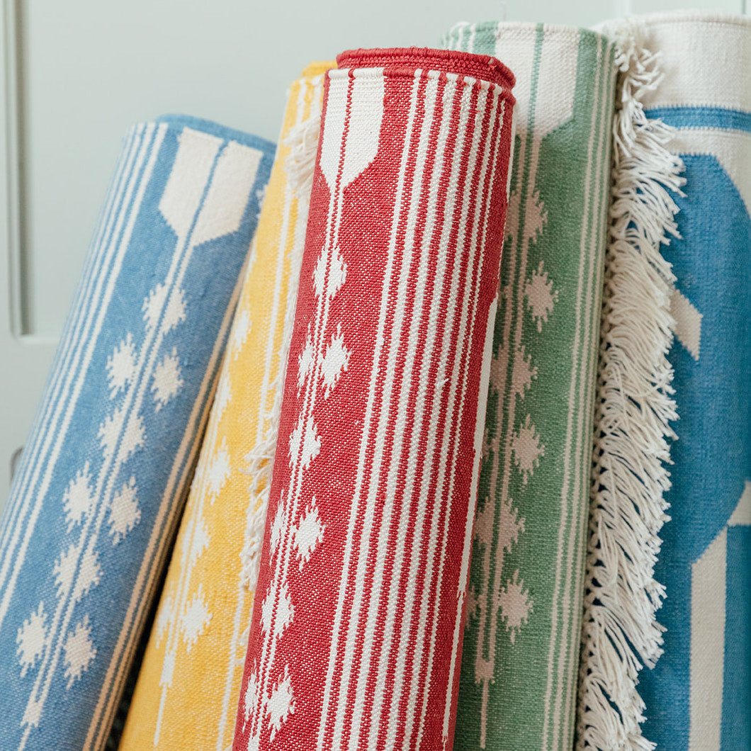 Red Stripe Rug