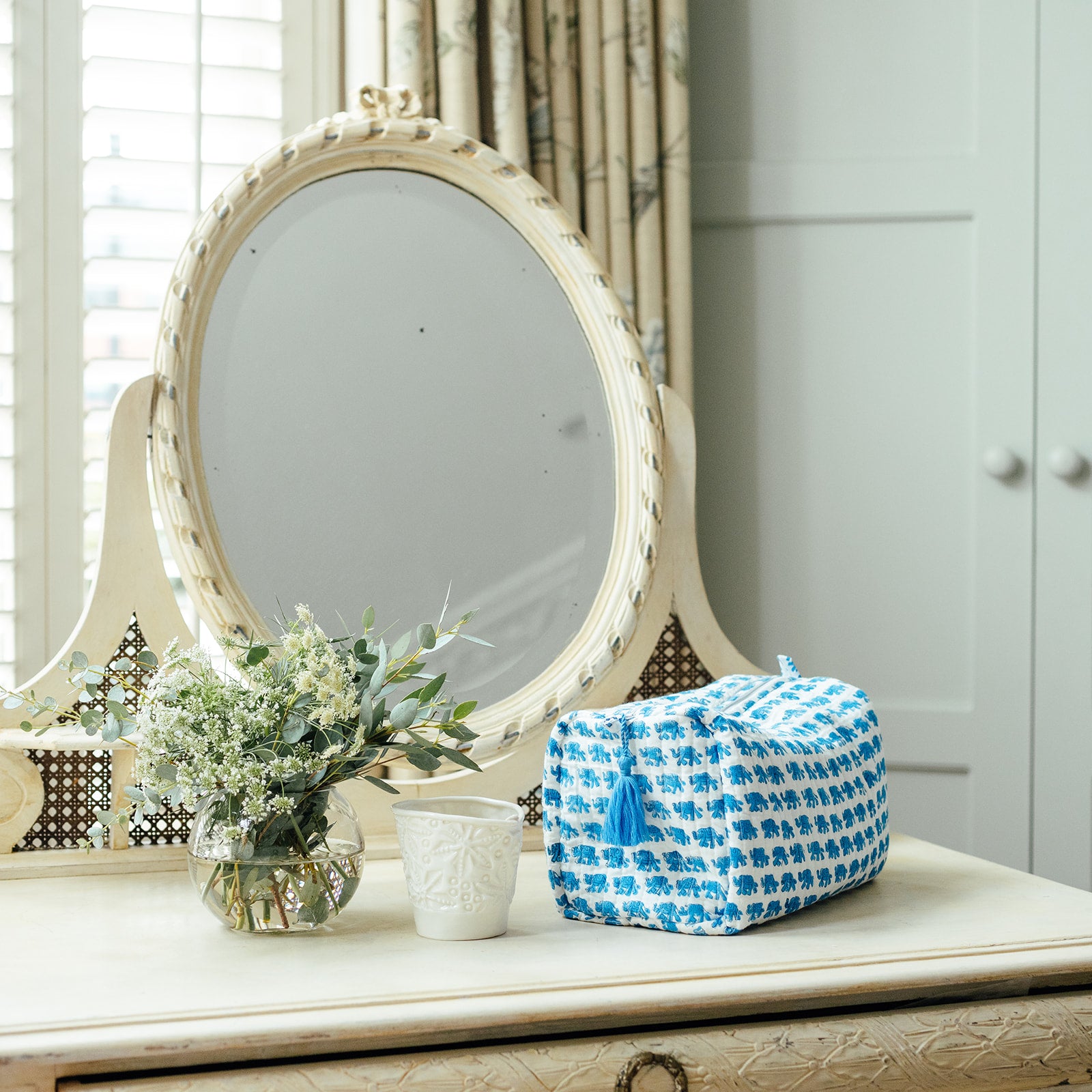 Blue Elephant Wash Bag