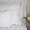 Blue Scallop Pillowcase