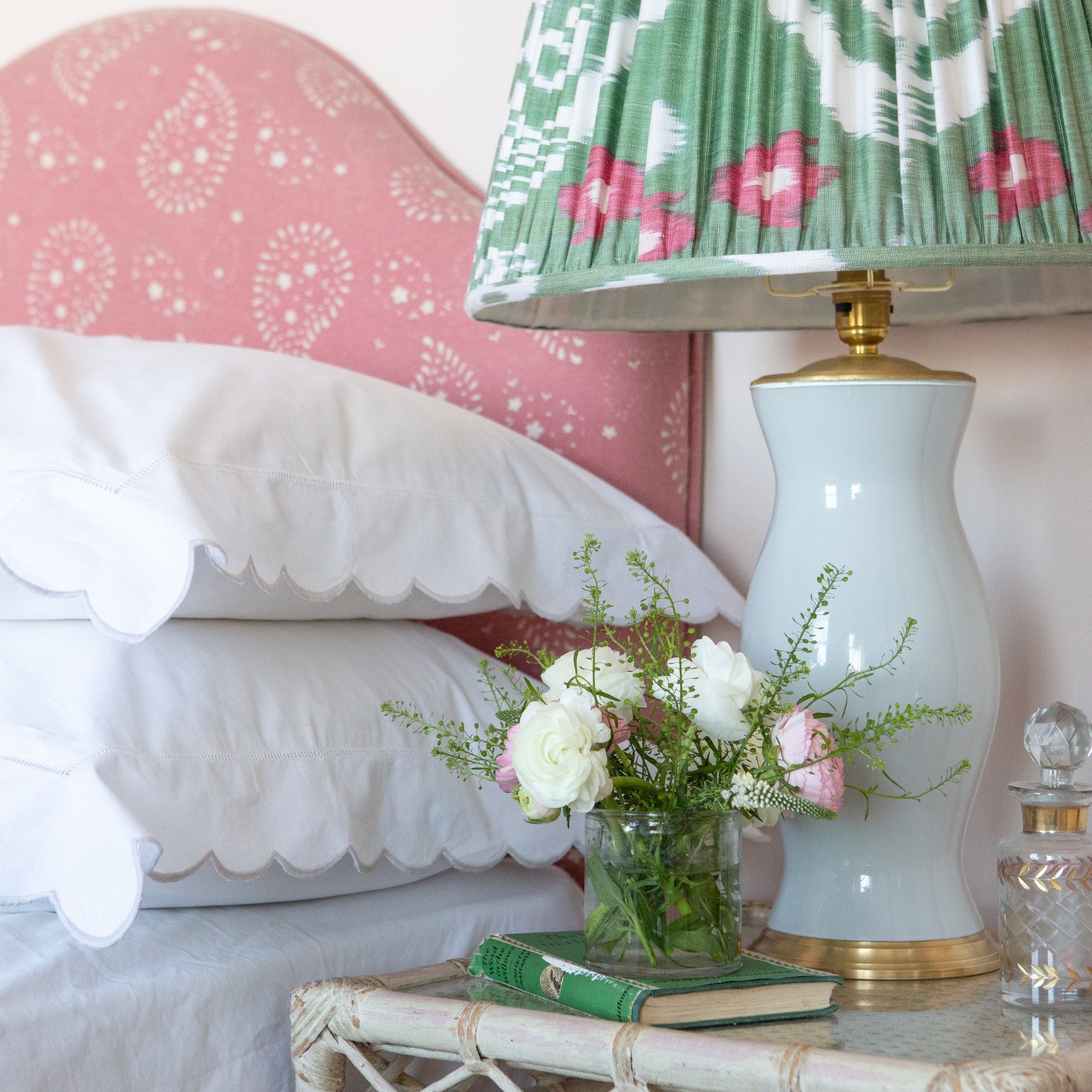 Grey Scallop Super King Pillowcase